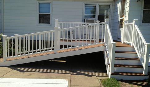 Villa Park ramp. Villa Park deck builder A-Affordable Decks