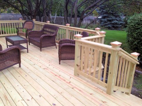 Wheaton IL deck contractor A-Affordable Decks.