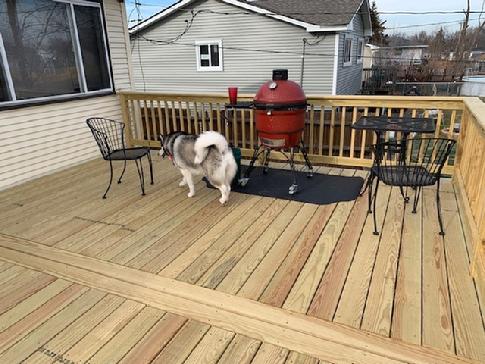 Woodridge treated deck 2021 A-Affordable Decks of Lombard